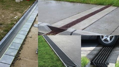 how to install channel drain systems